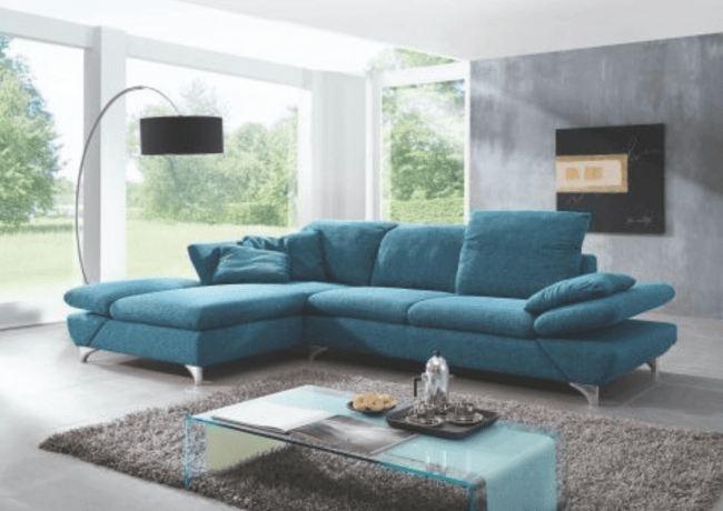 blaue Couch