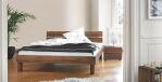 Massivholzbett dunkles Holz