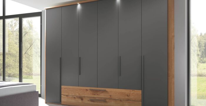 bedrooms L1000 beam oak Shale grey lacquer 00 AM