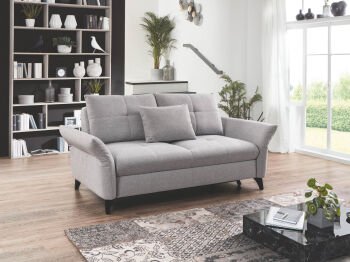 NightDay Typ 2214 Bett.E AL Nr. 1 Portofino silber SG 11 Fuss Typ 1 Metall schwarz matt